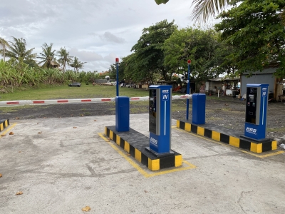 Pemasangan Parkways Ticketing System Manual di Desa Wisata Munggu, Kab. Badung, Bali