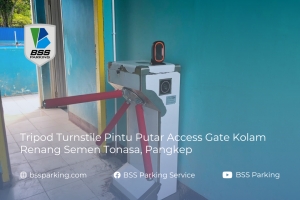 Tripod Turnstile Pintu Putar Access Gate Kolam Renang Semen Tonasa, Pangkep